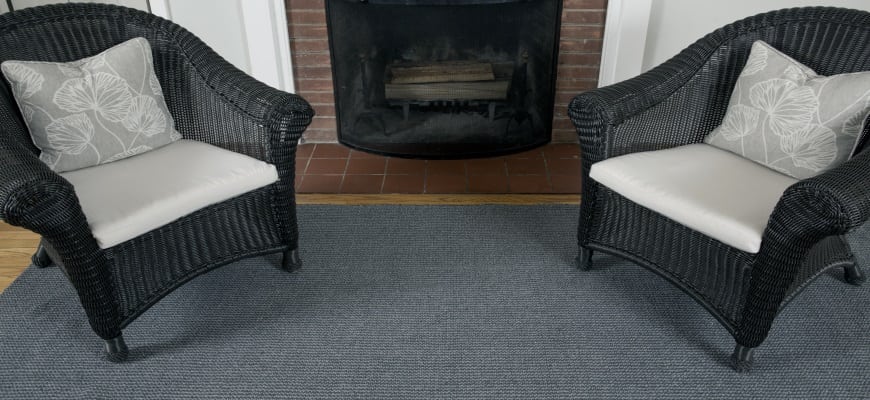 Crossweave Taupe/Grey Eco Cotton Loom-Hooked Rug