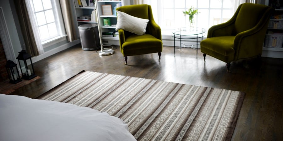 Corriedale Natural Wool Woven Rug