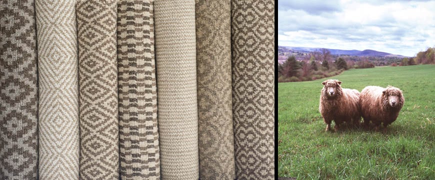 Coopworth Natural Wool Woven Rug