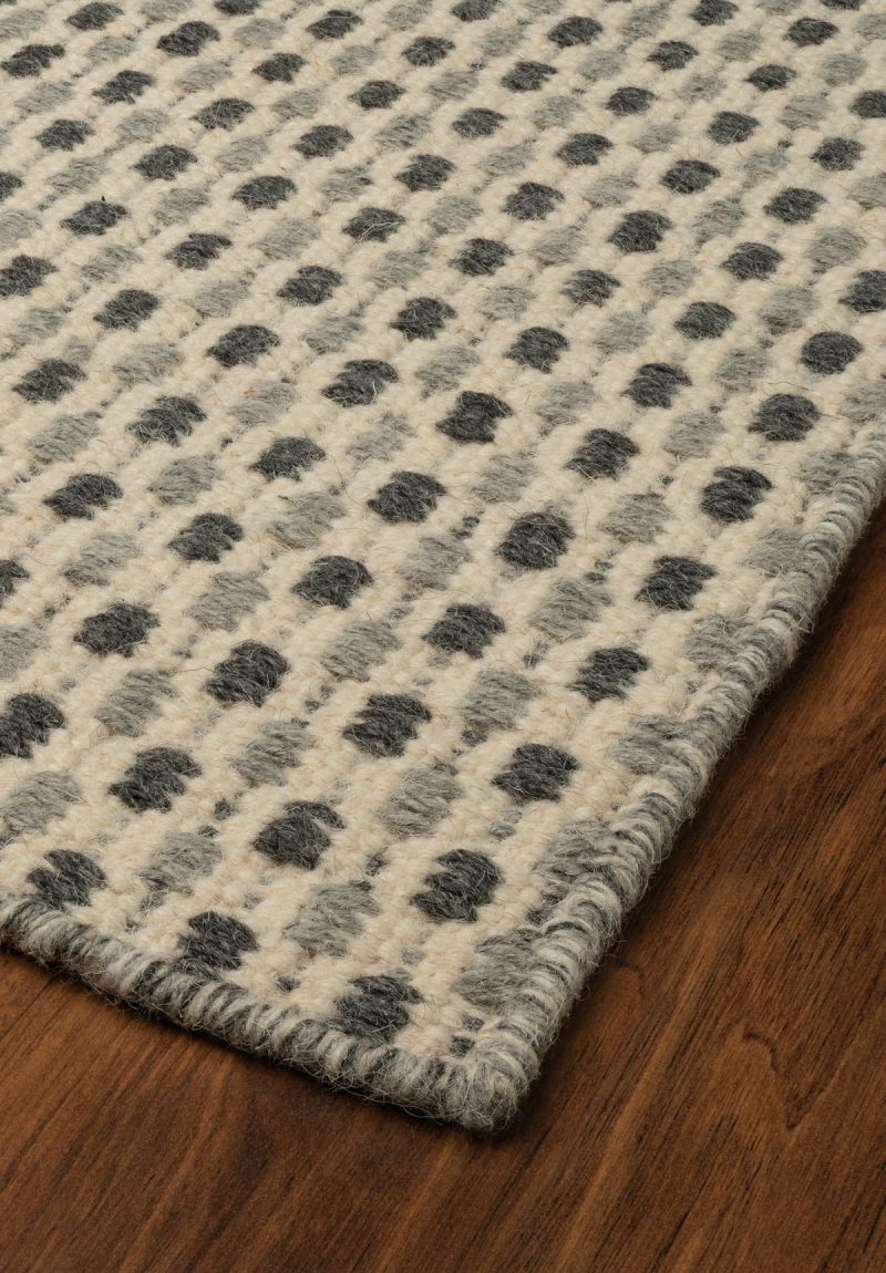 Coopworth Grey Natural Wool Woven Rug - Hook & Loom